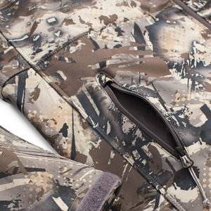 Veste Camouflage Orange avec fentes d'aération réglables, capuche avec cordon de serrage de qualité supérieure, camouflage uniforme tactique imperméable - Product Image 4