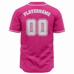 Malla transpirable cosida Logo número Softball uniformes sublimación bordado técnica personalizada béisbol Jersey hombres mujeres jóvenes - Product Image 4