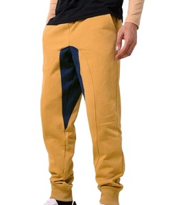 กางเกงวิ่งสำหรับผู้ชายแบบปรับแต่งได้พร้อมโลโก้ผ้าฝ้ายคุณภาพสูงมีสองโทนสีให้เลือกและกระเป๋าข้างใส่สบาย - Product Image 1