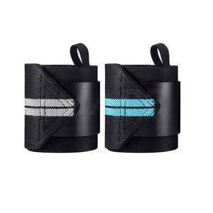Muñequera de entrenamiento cruzado con logotipo impreso personalizado, accesorios de boxeo, muñequeras de levantamiento de pesas deportivas personalizadas para Fitness - Product Image 1
