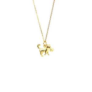 Pendentif Chien en Argent Sterling 925 Plaqué Rhodium, Motif Croix Jésus Dessin Animé, Plaqué Or Blanc et Or Rose, Breloque Religieuse - Product Image 5