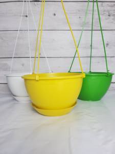 Maceta colgante redonda para interior y exterior, decoración elegante para el hogar y el jardín - Product Image 5