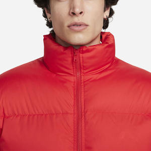 Chaqueta Acolchada con Capucha para Hombre, Corte Entallado, Invierno 2026, Tejido Sólido, Cuello Alto, Cierre de Cremallera, Estilo Casual, Impresión y Etiqueta Personalizadas - Product Image 4