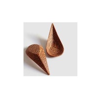 Minicuchara de madera de bambú para té y miel, utensilios de cocina, cuchara medidora, grabado pequeño, cucharas de acacia, 2 piezas