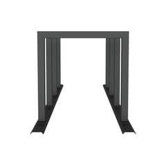 Sistema di binari di supporto, 4 supporti tubo in acciaio 60x60 mm, 2800x800mm (LxP), da avvitare, grigio - Product Image 2