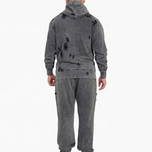 Comfortable Men's <b>Distressed</b> Tracksuit High Quality 100% Cotton Quick Dry Breathable Design for Adults <b>Distressed</b> Tracksuits - Product Image 2