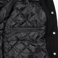 Blouson Bomber en Satin Personnalisable Couleur sur Mesure pour Homme – Hiver, Style Anos 90, Broderie Lettres Universitaires sur Toile, Réversible, Coupe-Vent