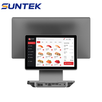 Système de point de vente SUNTEK SC5, écran double Android 16 de 15,6 pouces, tout-en-un, caisse enregistreuse, terminal NFC WiFi 6 pour restaurant, commerce de détail