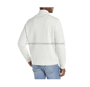 Unisex 6XL Oversize Heavyweight 1/4 Zip Pullover Hoodie 100% French Cotton Plain Quarter Half Turtleneck <b>Sweatshirt</b> Print - Product Image 3