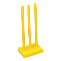 Meilleures ventes 2022 : Ensemble de bases et de crochets de cricket en plastique de haute qualité, avec logo et couleur personnalisables, léger, portable, pour le jeu en extérieur, à prix bas