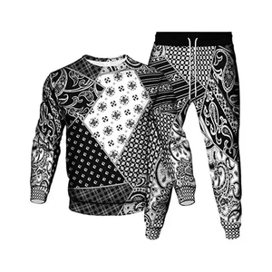 Customized Men's Slim Fitness Stacked Tracksuit Printed Solid Pattern Winter <b>Jogging</b> <b>Suit</b> Custom Made with Latest Design - Product Image 2