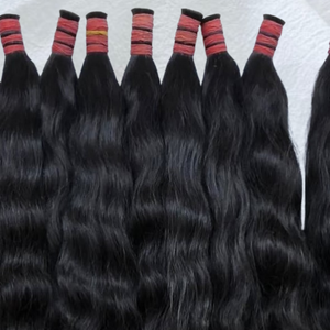 Vendeur en gros de cheveux indiens bruts | Paquets de cheveux humains naturels non traités à cuticule alignée Approvisionnement direct d'usine - Product Image 4