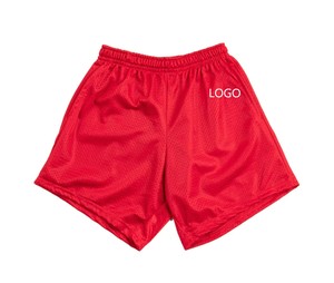 กางเกงขาสั้นบาสเก็ตบอลตาข่ายโพลีเอสเตอร์มีขอบลึกสำหรับผู้ชายกางเกงขาสั้นใส่ออกกำลังกายออกกำลังกายในฤดูร้อน - Product Image 6