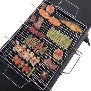 Barbecue pliable moderne au charbon de bois avec pare-flammes, finition thermolaquée, pour 2-3 personnes, utilisation en extérieur - Mr. Grill FD-03S - Product Image 3