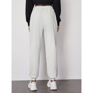 Pantalons de survêtement en molleton de coton uni pour femmes Pantalons de survêtement personnalisés - Product Image 2