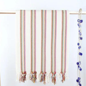 Toalla de baño turca de algodón de alta calidad 90x180cm 400gr Rainbow Peshtemal Hammam absorbente para el verano - Product Image 1