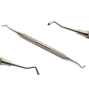 Pulidor Dental para Rellenos de Amalgama, Instrumentos en Forma de Higo, Acero Inoxidable, Empuñadura Moleteada, Herramientas Quirúrgicas de Clase I Plateadas - Product Image 6