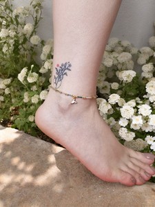 Pulsera de Tobillo Hecha a Mano con Cuentas, de Aleación de Metal Precioso, para Fiestas y Eventos - Product Image 5
