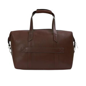 Sac de sport en cuir de luxe marron pour hommes Design élégant et portable Look de qualité supérieure Doublure en toile de haute qualité - Product Image 2