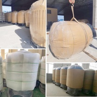 Réservoir en FRP de 125/150 6 pouces avec bride supérieure et inférieure, pression de 60x79 63x67 63x86 Psi, avec distributeur et vanne de régulation pour système de filtration d'eau