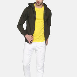 2025 doux coton fait taille régulière hommes à capuche basiques coton mélangé hiver Collection polaire trucs hommes à capuche pour vente en ligne - Product Image 3