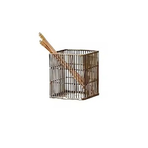 Handmade Metal and Wood <b>Pen</b> Holder Showpiece Decorative Table <b>Organizer</b> Gifting Option Latest Unique Design - Product Image 5