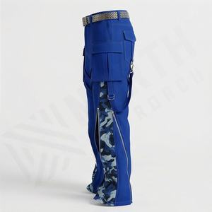 Pantalones Cargo Personalizados de Alta Calidad al por Mayor, Pantalones de Trabajo de Longitud Completa, Estilo Urbano, Resistentes y Funcionales para Hombre - Product Image 3