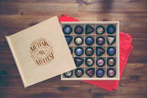 Bol à bonbons en bois écologique poli personnalisé, noix et fruits secs, style américain, pour les fêtes, artisanat SHAAD - Product Image 3