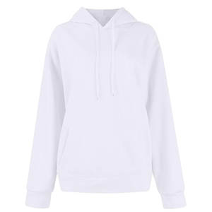 100% Cotton Winter White <b>Women</b> Regular Fit Hoodie - Product Image 5