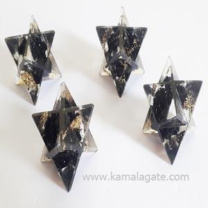 Venta al por mayor de jaspe rojo natural hecho a mano ágata piedras preciosas artesanías semipreciosas estrella cristal orgón Merkaba a la venta - Product Image 4