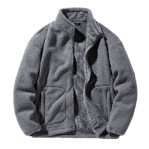 Top Fashion <b>Men's</b> <b>Sherpa</b> <b>Fleece</b> Casual Winter Jackets Breathable Quick Dry High Quality Best Price Wholesale <b>Sherpa</b> Jacket <b>Men</b> - Product Image 2