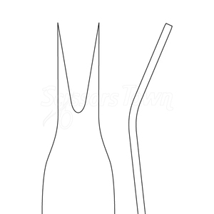 Retractor de cápsulas 10 pulgadas Dos puntas Sharp 22mm Retractor quirúrgico ortopédico de acero inoxidable - Product Image 6