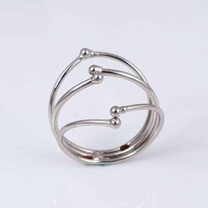Anillo Espiral Minimalista de Último Diseño, Anillo Delicado de Latón Plateado para Mujer, Joyería Geométrica, Banda Abierta, Venta al por Mayor/OEM/ODM - Product Image 5