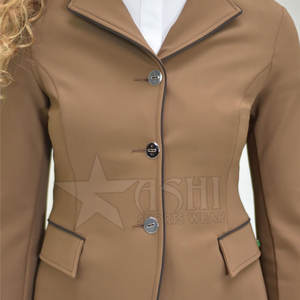 Veste équestre en polyester de coton d'hiver pour femme pour l'équitation montre des culottes et des jodhpurs de logo personnalisé taille adulte - Product Image 6