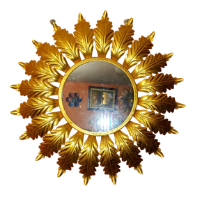 High Quality Modern Hammered Metal <b>Wall</b> <b>Mirror</b> Customized Size Anniversary <b>Wall</b> <b>Hanging</b> Decoration Worldwide Export Indian - Product Image 3