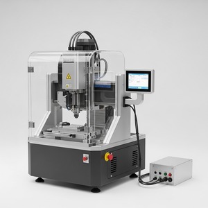 Machine de micro-fraisage verticale CNC 3 axes Mini équipement de fraisage de bureau pour métaux et plastiques Haute précision Performance stable - Product Image 3