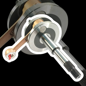 Vilebrequin de course personnalisé en aluminium CSRK DIO 52,8 mm pour moto, remplacement inférieur, 1,2 kg - Product Image 1