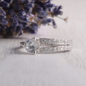 Boho เครื่องประดับ925เงินแท้สีขาวแหวนพลอยบุษราคัมเครื่องประดับเงินแฮนด์เมดเครื่องประดับสำหรับผู้หญิงของขวัญแต่งงานสำหรับผู้หญิง - Product Image 5