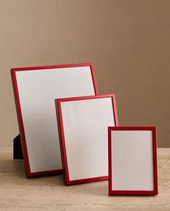 Cadre photo en bois sculpté à la main, grand, moderne, doré, orné, personnalisé, pour toile - Product Image 6