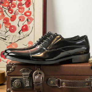 Nuevos Zapatos Oxford de Cuero Charol Estilo Coreano con Punta Redonda, Diseño Clásico para Vestir Formal en Ocasiones de Negocios - Product Image 2