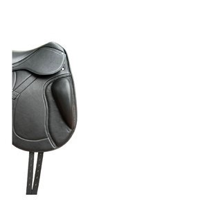 Selle de dressage tout usage noire la plus vendue Matériau en cuir synthétique Produit de course de chevaux anglais Équitation occidentale - Product Image 3