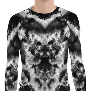 Rashguard léger pour hommes, dernier design, manches longues, t-shirt de sport avec compression unie pour hommes, rashguards - Product Image 3