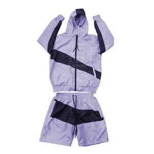 Custom Made Breathable <b>Summer</b> Lightweight Windbreaker Short Set High Quality Best Selling - Product Image 1