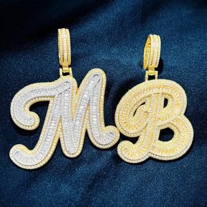 Colgante de diamante de moissanita de Plata de Ley 925 - Product Image 2