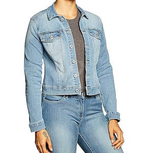 Veste en jean pour femmes à manches longues, best-seller, design personnalisé, veste en jean respirante pour femmes, fabriquée au Pakistan - Product Image 4