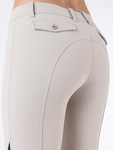 Pantalones de montar Moda Deporte Montar Venta al por mayor Blanco Pu Pantalones Patrón Pantalones ecuestres Caballo Jodphurs Mujeres Pantalones de montar - Product Image 4