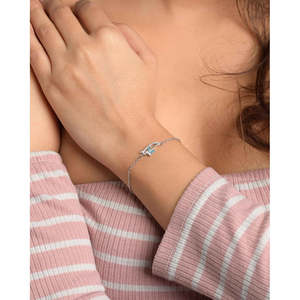 Pulsera de Plata 925 con Baño de Oro 14K y 18K, Incrustaciones de Diamantes y Perlas, Estilo Tenis, para Cada Momento, en Cualquier Ocasión! Regalo Perfecto - Product Image 3