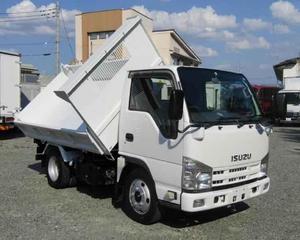 Camión Isuzu ELF Usado del 2013 con Plataforma Abatible de 10 pies y Capacidad de Carga de 1.5 Toneladas - Product Image 1