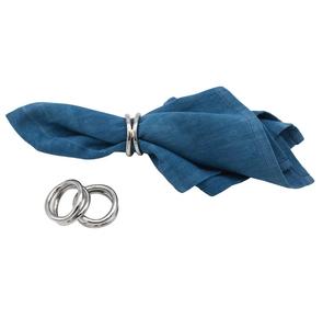 Dernier porte-serviettes en métal plaqué or en forme de feuille Élégant anneau de serviette de mariage Décoration Prix - Product Image 3