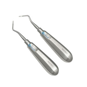 Ascenseur dentaire en acier inoxydable Chirurgie des dents Extraction de dents de dentiste Ciseau à ciseaux 92S/93S Ensemble de 2 pièces - Product Image 5